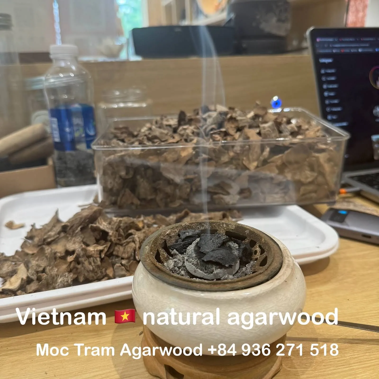 Super Rich Oil Agarwood Chips – Natural Vietnamese Oud for Incense &amp; Home Fragrance